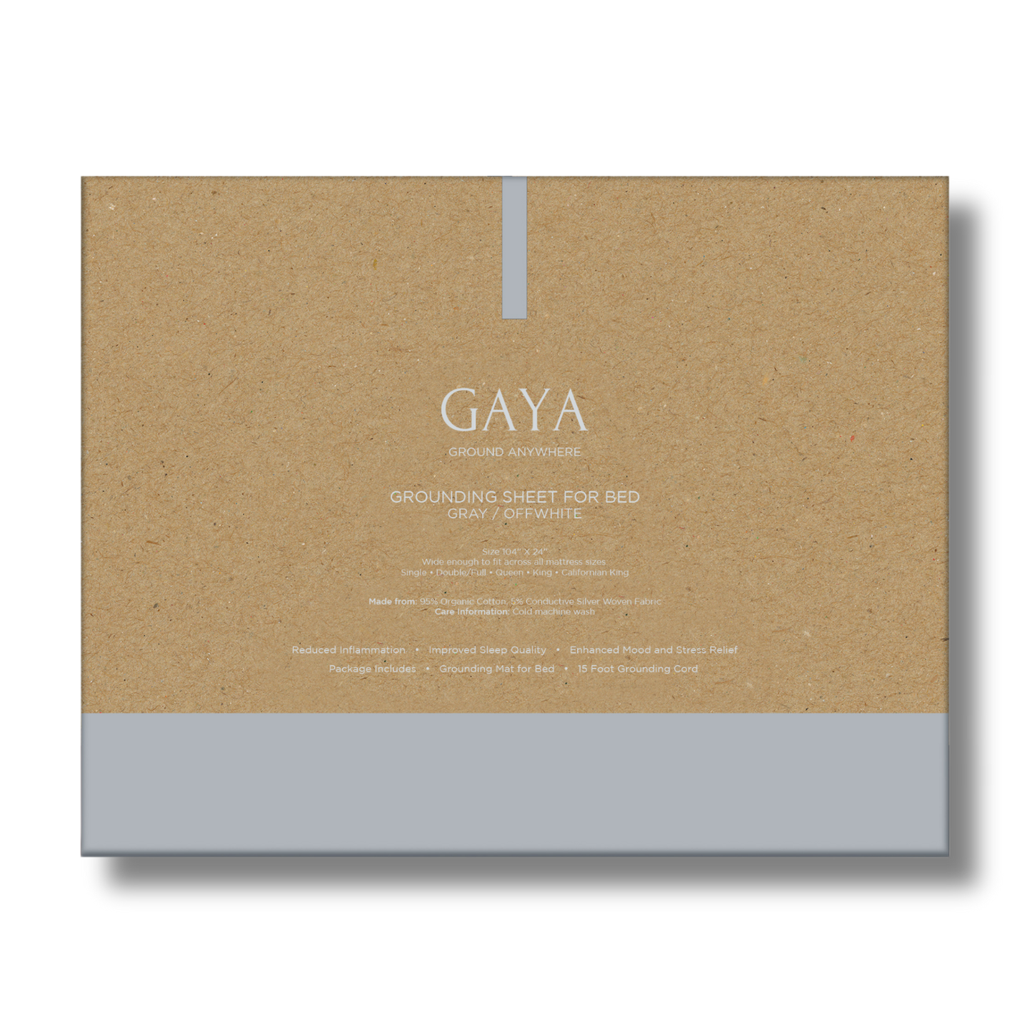 Gaya Grounding Sheets - Fitted | King | Gray