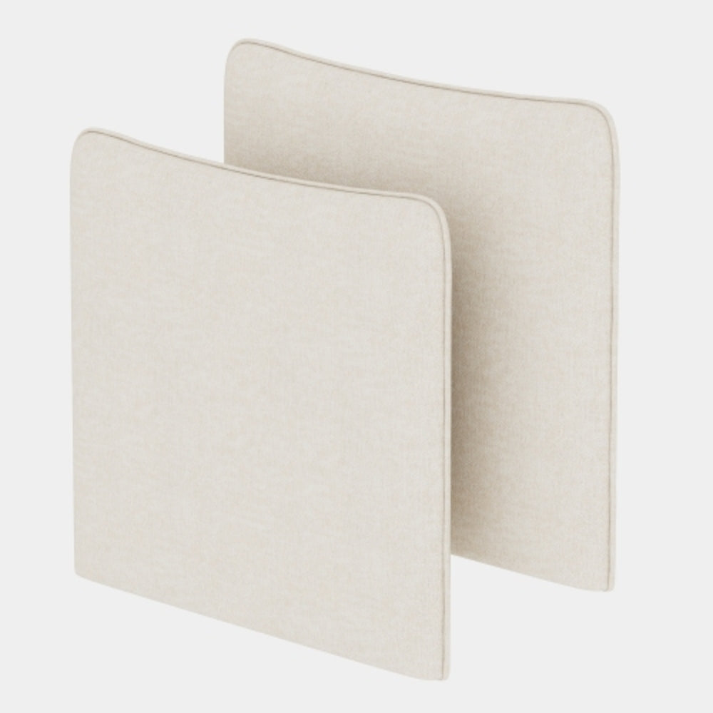 Beige Modular Sofa Side Armrests for Sectional Couch