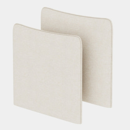 Beige Modular Sofa Side Armrests for Sectional Couch