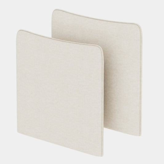 Beige Modular Sofa Side Armrests for Sectional Couch