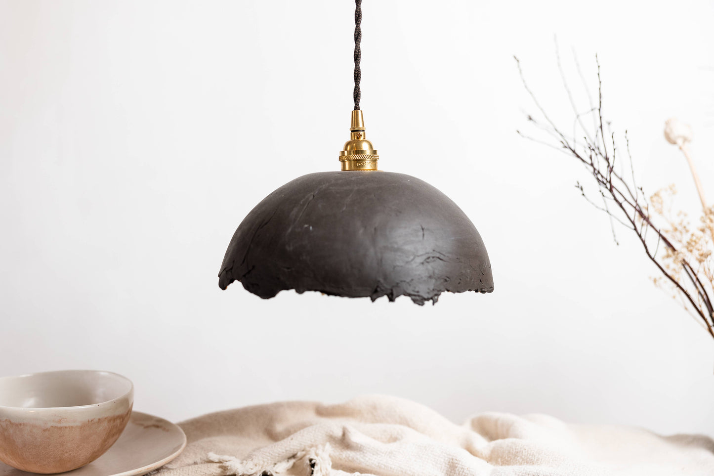 Black Gold Pendant Light Ceiling Fixture