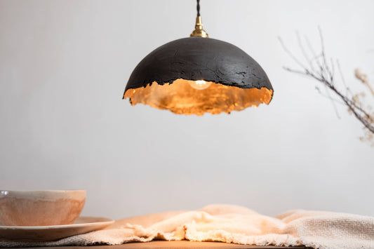 Black Gold Pendant Light Ceiling Fixture