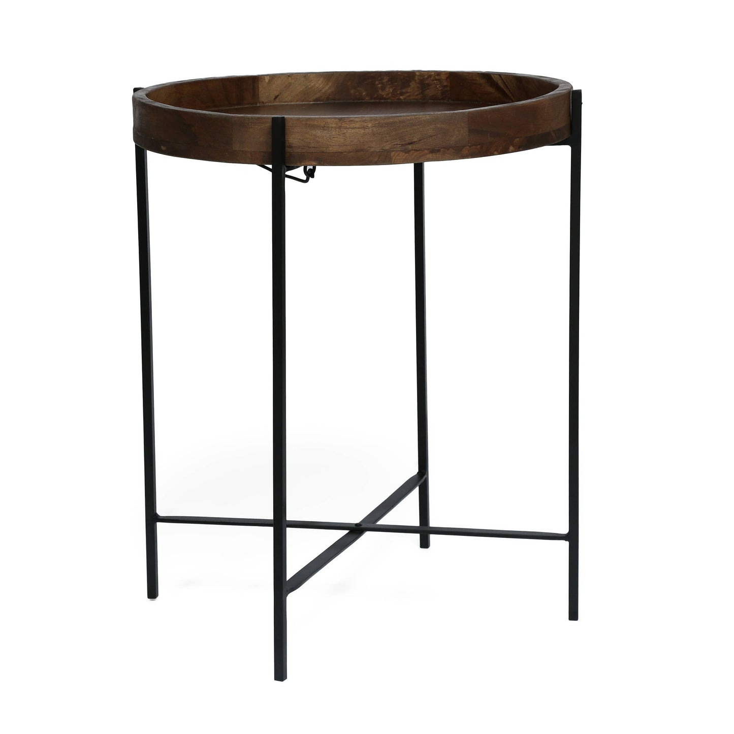 Industrial Round Side Table For Living Room and Lounge