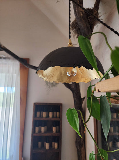 Black Gold Pendant Light Ceiling Fixture