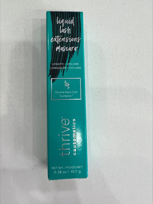 Thrive Causemetics Liquid Lash Extensions Brynn Rich Black .38oz Full Size, 0.38 Ounce (Pack of 1)